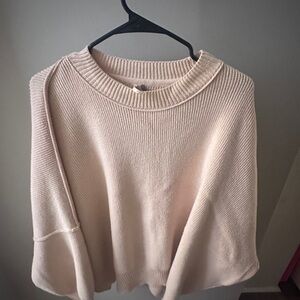 Free People Blush Crew Neck Sweater
